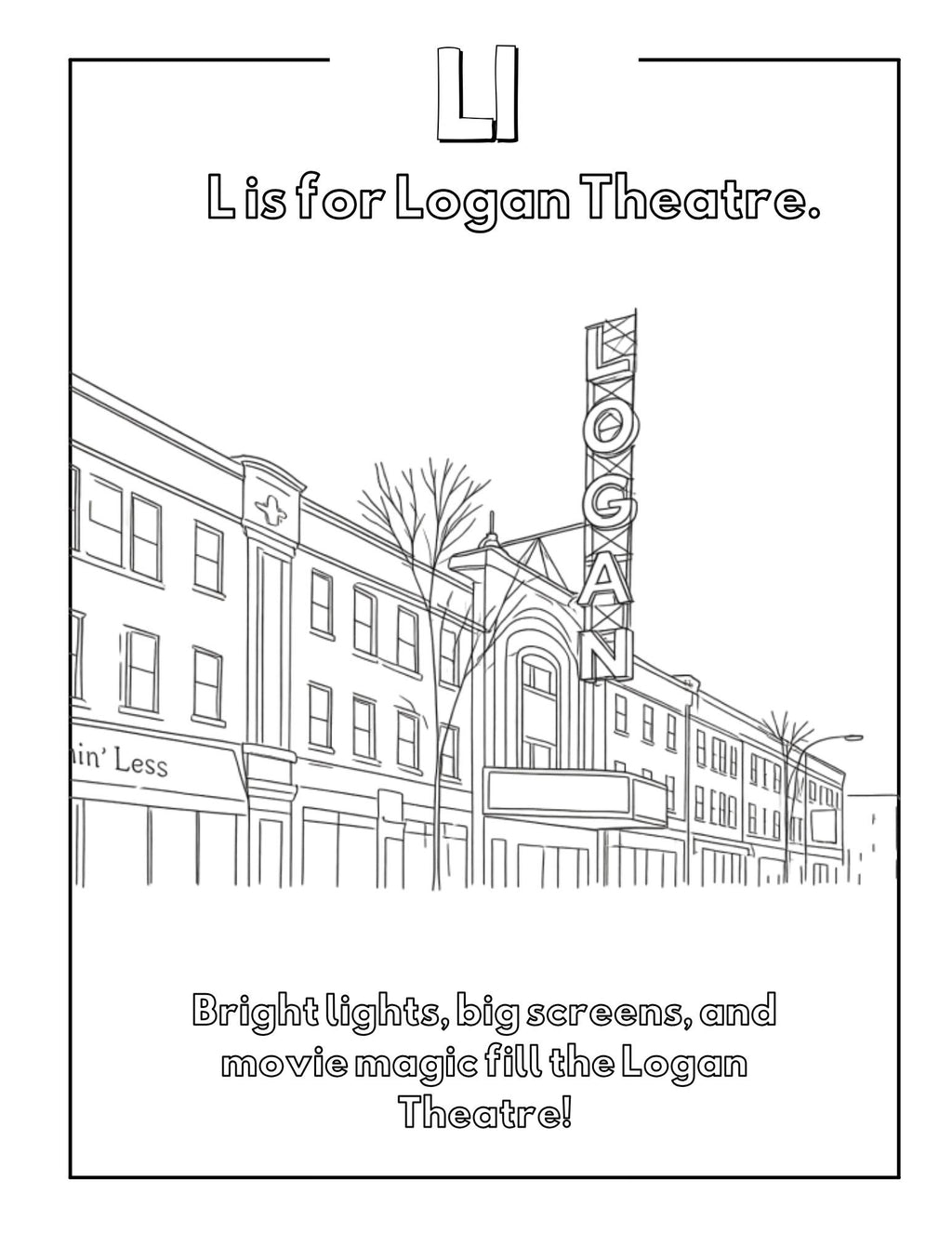 Logan Square ABCs Coloring Book