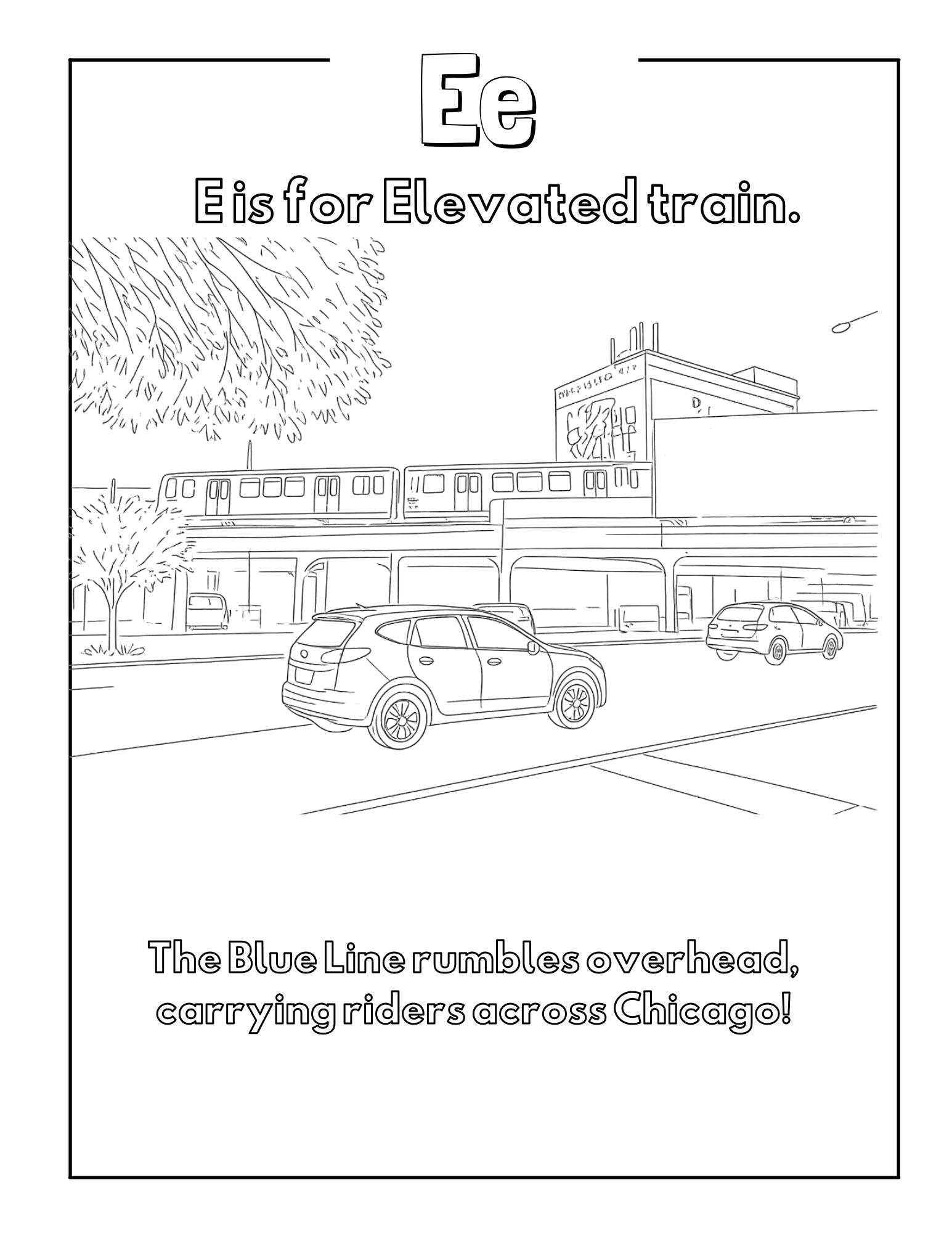 Logan Square ABCs Coloring Book