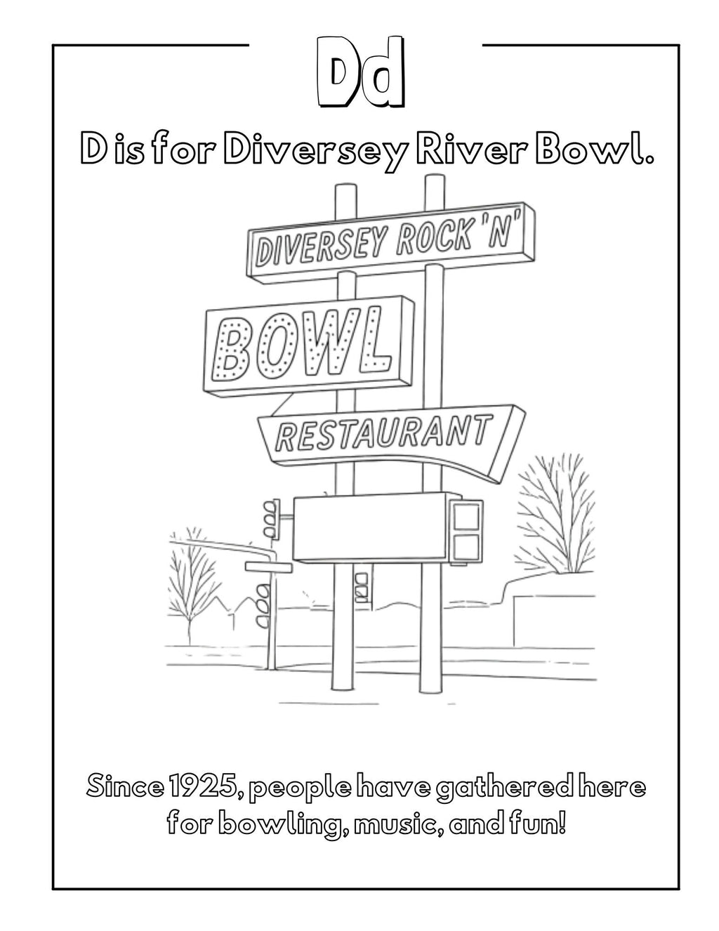Logan Square ABCs Coloring Book