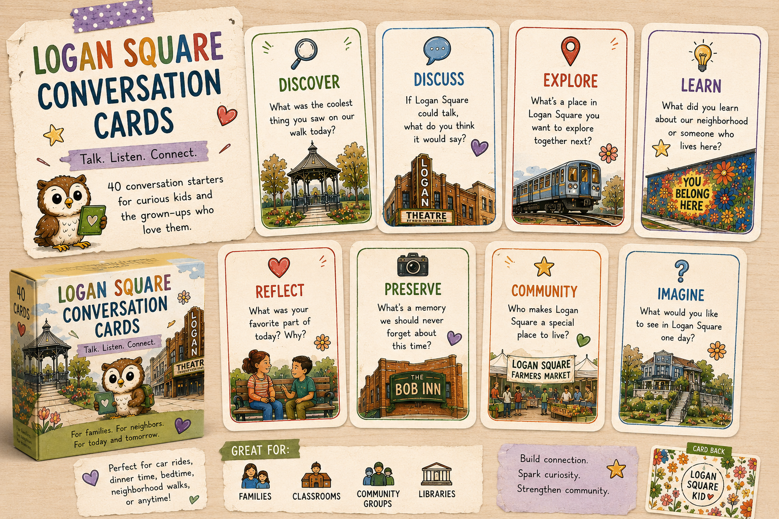 Logan Square Conversation Cards