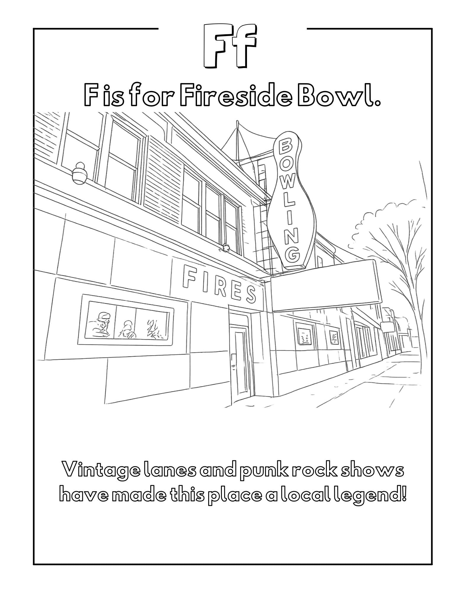 Logan Square ABCs Coloring Book