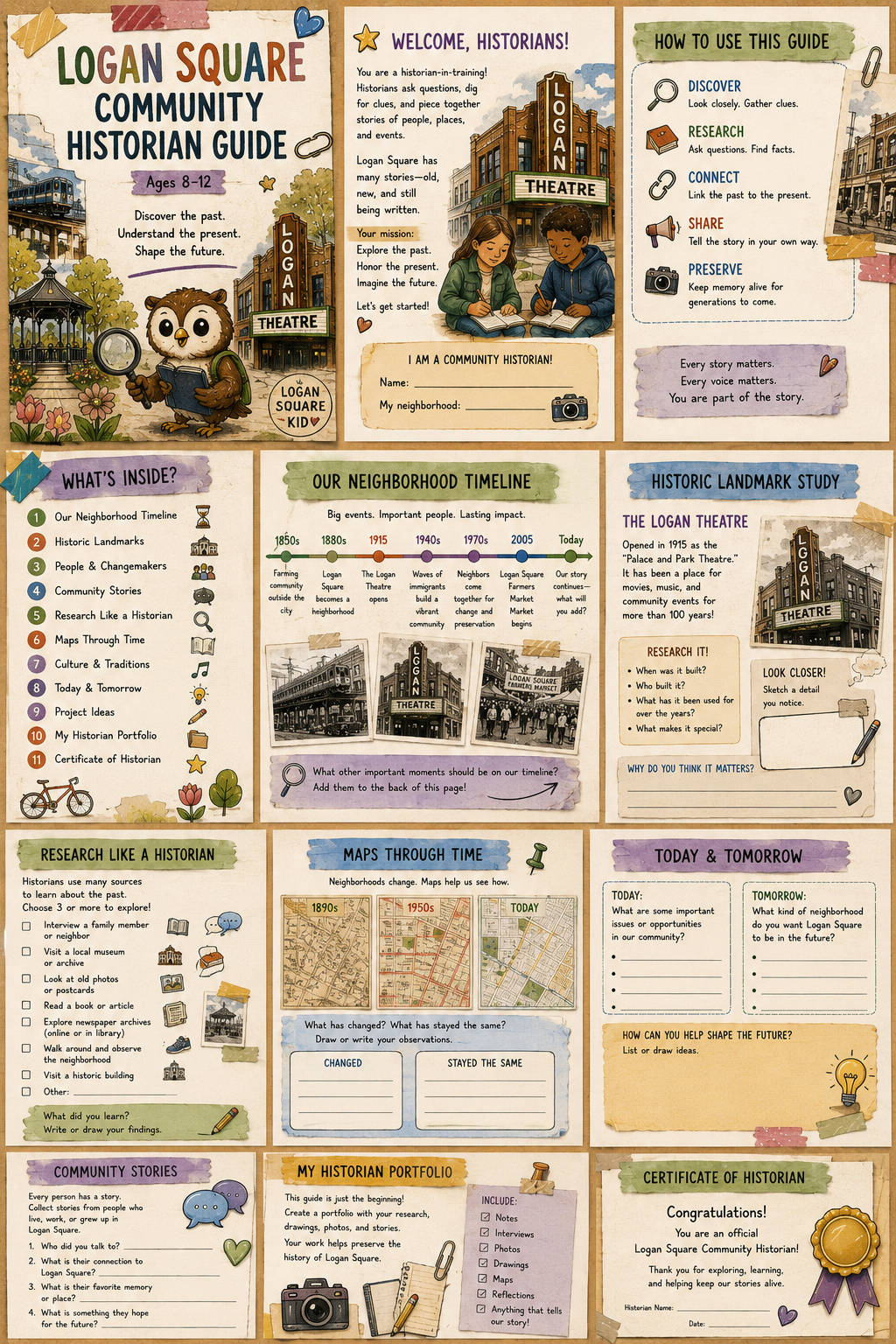 Community Historian Guide (ages 8-12)